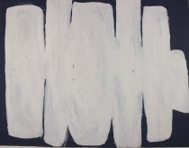 ohne Titel, 1960 - 1965, Weiße Gouache auf farbigem Papier, Bütten, 500 mm  x 650 mm, IvN 1888