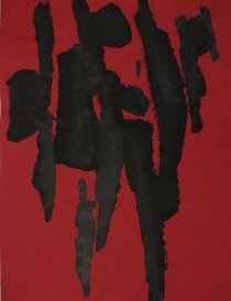 ohne Titel, 1964, Tusche auf farbigem Papier, 650 mm x 500 mm, IvN 2175