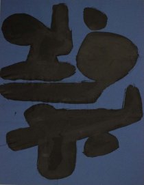 ohne Titel, 1965, Tusche auf farbigem Papier, 500 mm x 650 mm, IvN 2269