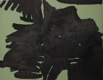 ohne Titel, 1961, Tusche auf farbigem Papier, Bütten, 500 mm x 650 mm, IvN 2334