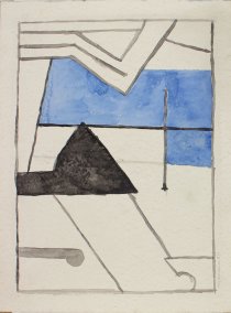Ohne Titel, 1951, Bleistift und Aquarell auf Papier, 300 x 400 mm, IvN 1528